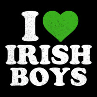 I Love Irish Boys Funny St Patrick's Day Heart Sha Men's 3/4 Sleeve Pajama Set | Artistshot