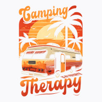 Camping Is My Favorite Therapy Fun Summer Beach Ca T-shirt | Artistshot