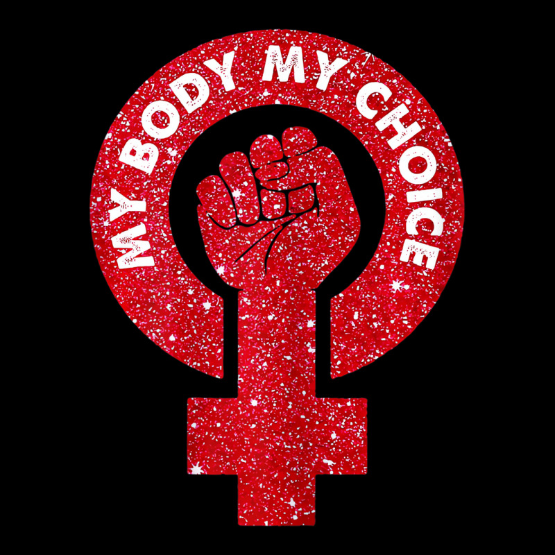 Womens My Body My Choice Grunge Fist Feminist T Sh Youth Zipper Hoodie by holden | Artistshot