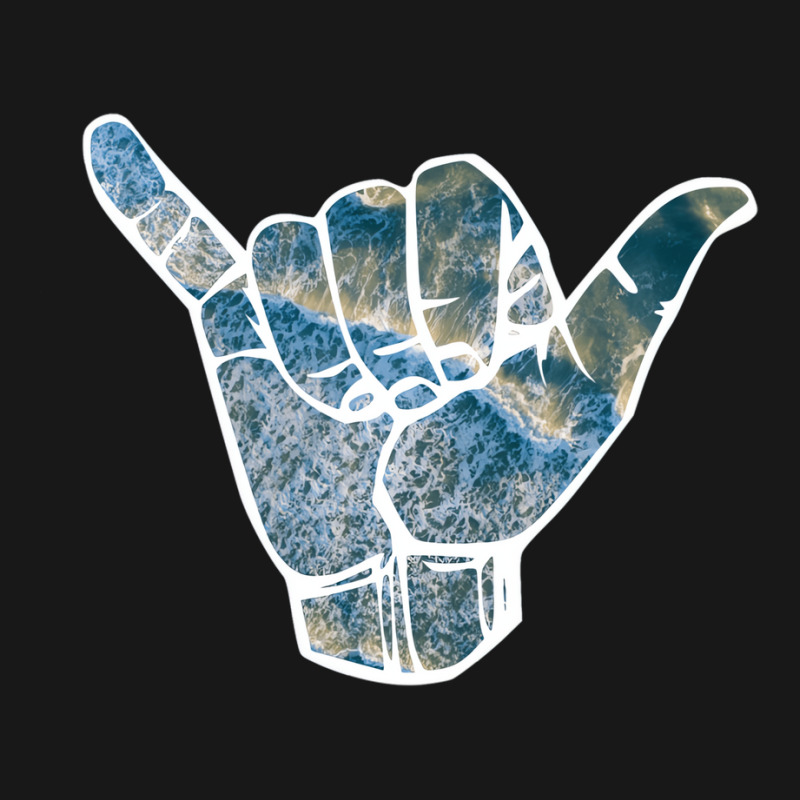 Hang Loose Surfing Shaka Hand Beach Waves Gift For Flannel Shirt | Artistshot