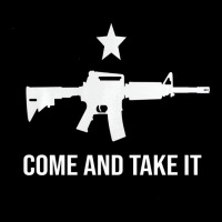 Gun Rights Supporter Ar 15 Come And Take It 2a Gun Graphic T-shirt | Artistshot