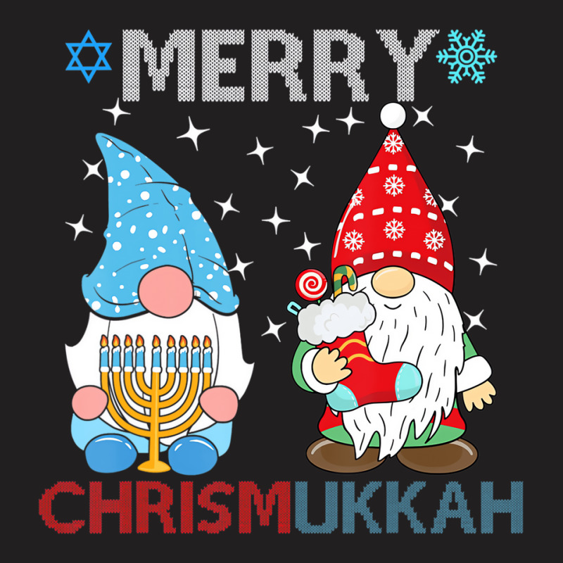 Merry Chrismukkah Funny Gnomes T Shirt T-shirt | Artistshot