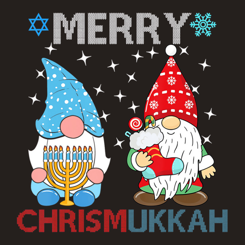 Merry Chrismukkah Funny Gnomes T Shirt Tank Top | Artistshot