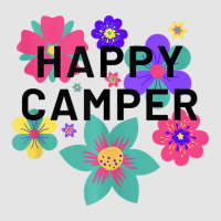 Happy Camper Floral Layering Flowers Camping Tee F Exclusive T-shirt | Artistshot