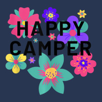 Happy Camper Floral Layering Flowers Camping Tee F Men Denim Jacket | Artistshot