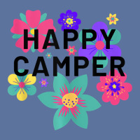 Happy Camper Floral Layering Flowers Camping Tee F Lightweight Hoodie | Artistshot