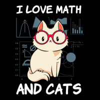 I Love Math And Cats Mathematics Cat Lover Numbers Fleece Short | Artistshot