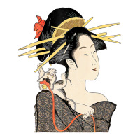 T Shirt, Edo Period Japan, Geisha Portrait With Ca Long Sleeve Shirts | Artistshot