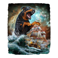 Rottweiler Dog As Kraken Attack A War Ship At High Youth Tee | Artistshot