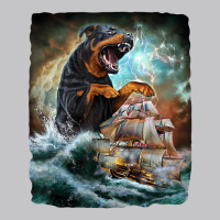 Rottweiler Dog As Kraken Attack A War Ship At High Baby Bodysuit | Artistshot