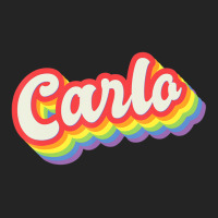 Carlo Pride Month Lgbtq Rainbow Flag Name Personal 3/4 Sleeve Shirt | Artistshot