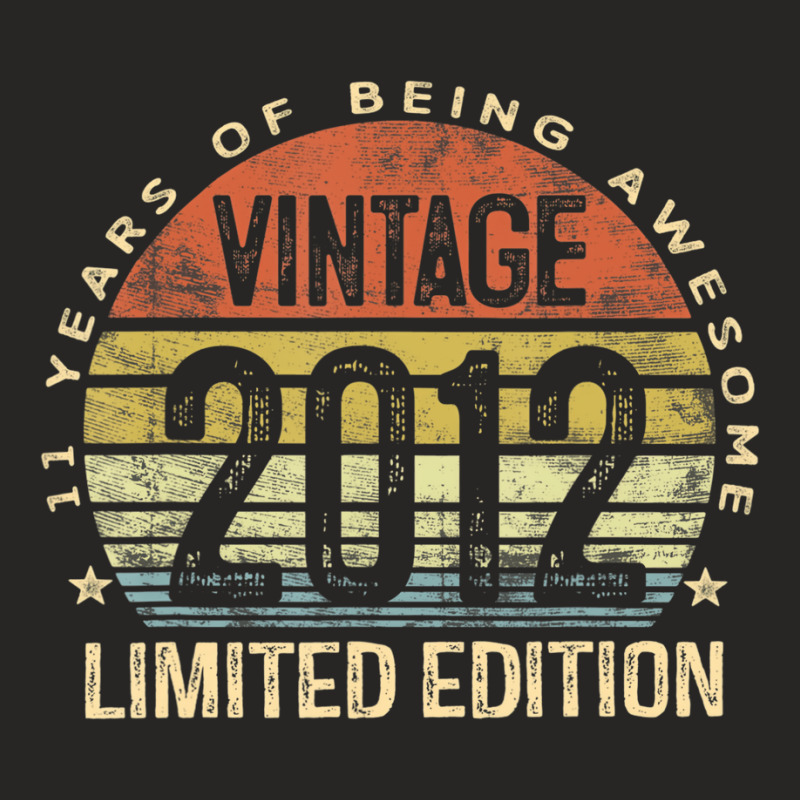 Vintage 2012 Limited Edition 11 Year Old Gifts 11t Ladies Fitted T-Shirt by catricegar | Artistshot