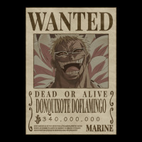 Doflamingo Wanted Poster Men's Long Sleeve Pajama Set | Artistshot