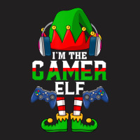 Merry Xmas Video Gamer Elf Matching Family Christm T-shirt | Artistshot