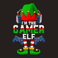 Merry Xmas Video Gamer Elf Matching Family Christm Tank Top | Artistshot