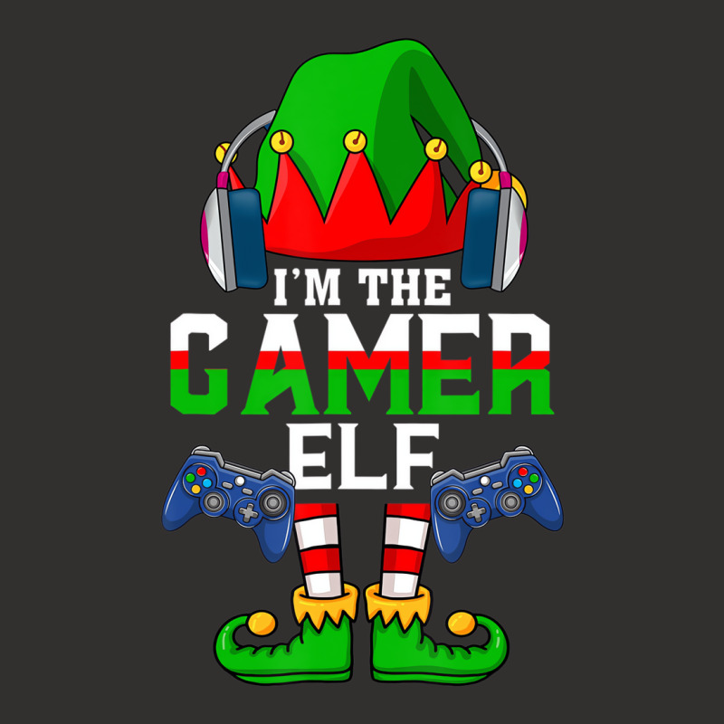 Merry Xmas Video Gamer Elf Matching Family Christm Champion Hoodie | Artistshot