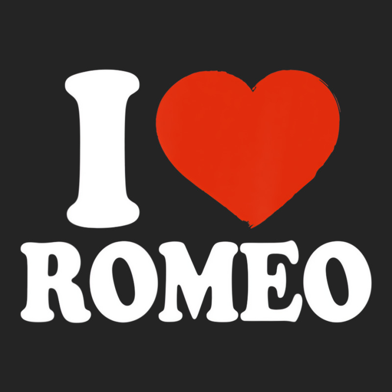 I Love Romeo, I Heart Romeo, Red Heart Valentine T 3/4 Sleeve Shirt | Artistshot