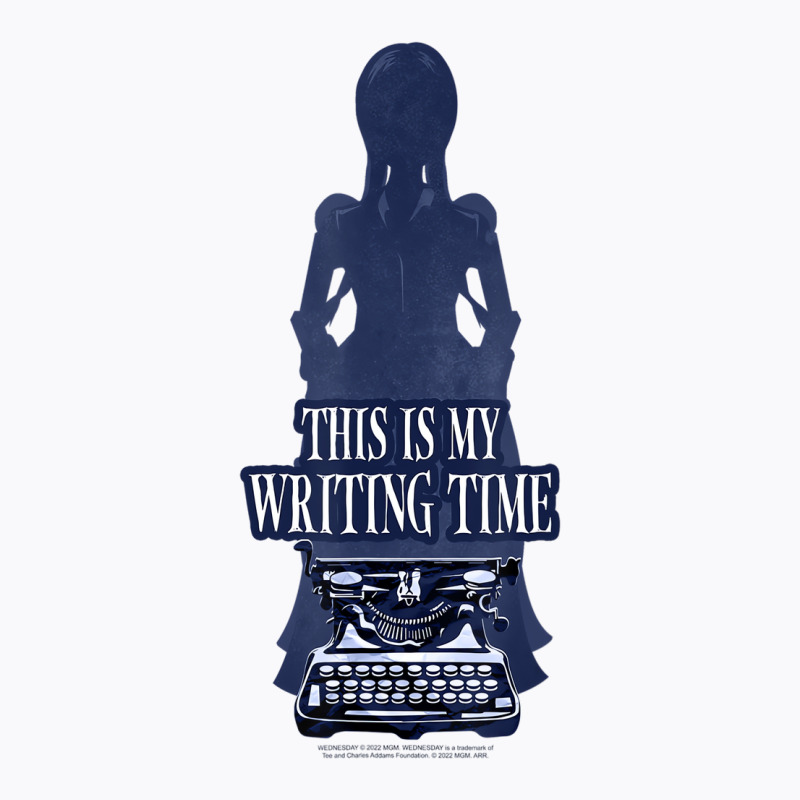 Wednesday This Is My Writing Time Typewriter Poste T-shirt | Artistshot