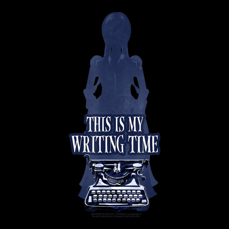 Wednesday This Is My Writing Time Typewriter Poste Long Sleeve Shirts | Artistshot