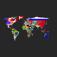 World Map Global Country Flag National Pride Atlas Men's T-shirt Pajama Set | Artistshot