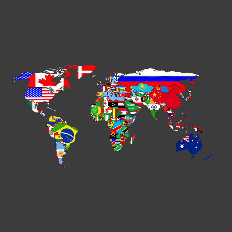 World Map Global Country Flag National Pride Atlas Men's Polo Shirt | Artistshot