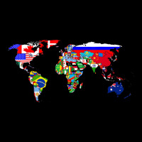 World Map Global Country Flag National Pride Atlas Unisex Jogger | Artistshot