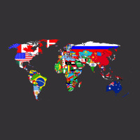 World Map Global Country Flag National Pride Atlas Vintage Hoodie And Short Set | Artistshot