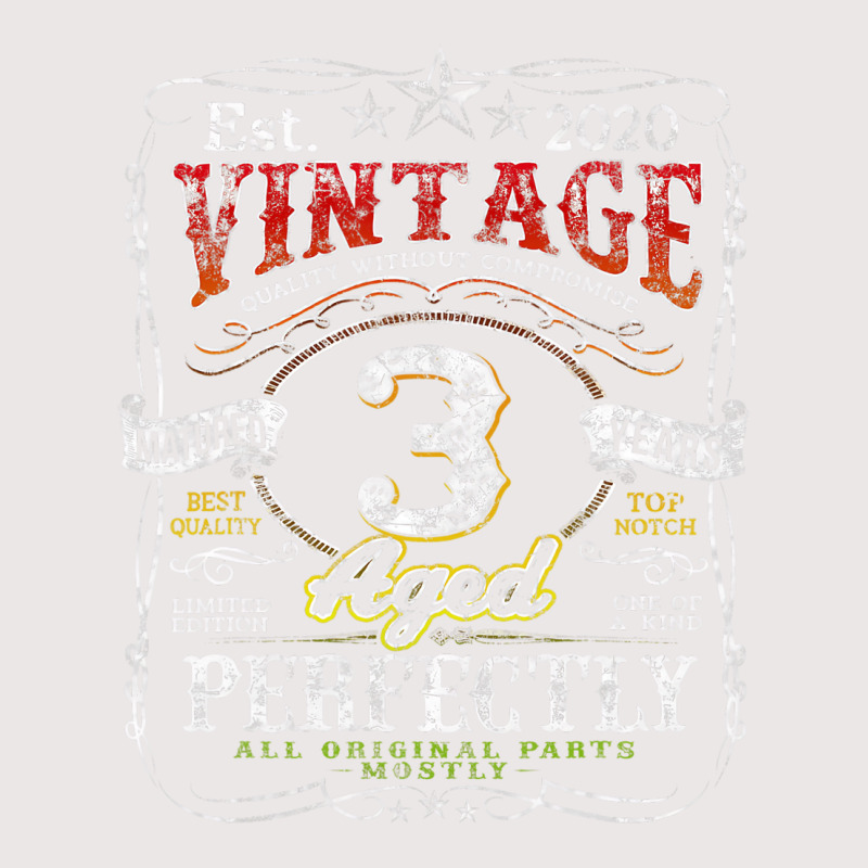 Vintage 2020 Limited Edition 3 Year Old 3rd Birthd Pocket T-Shirt by catricegar | Artistshot