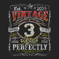 Vintage 2020 Limited Edition 3 Year Old 3rd Birthd 3/4 Sleeve Shirt | Artistshot