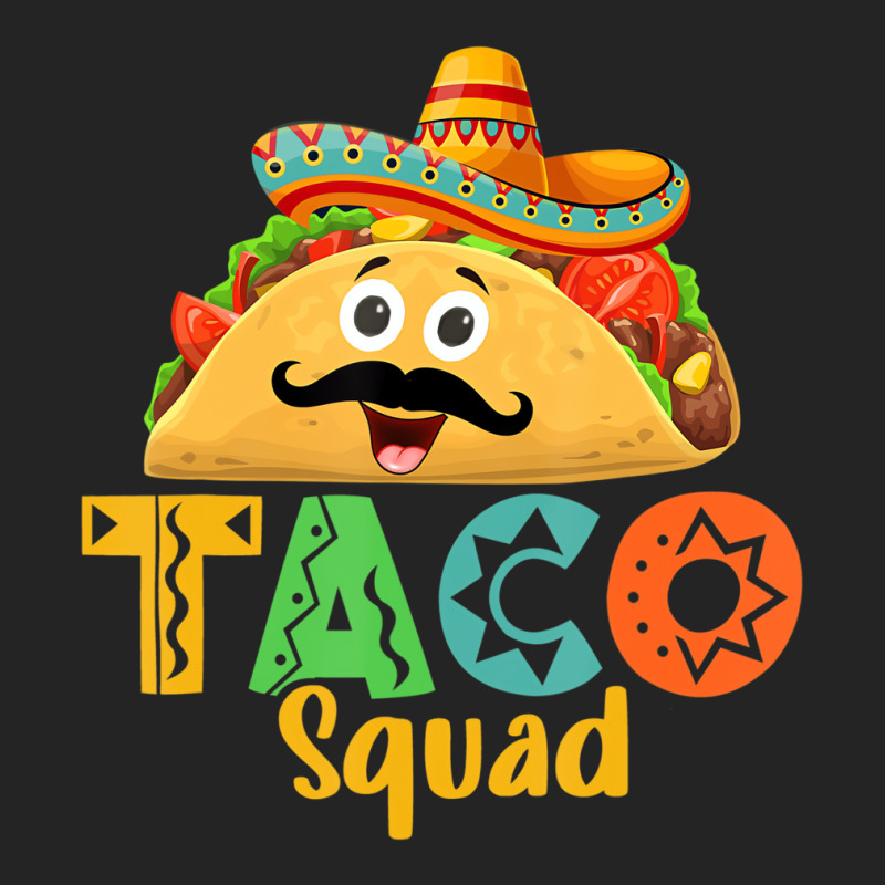 Mexican Food Lover Cinco De Mayo Taco Squad T Shir 3/4 Sleeve Shirt | Artistshot