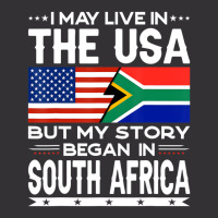 I May Live In The Usa But Story Began In South Afr Vintage Hoodie | Artistshot