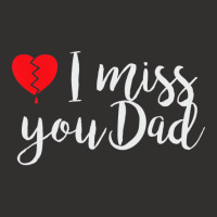 I Miss You Dad   Daughter   Son Remembrance Of Fat Champion Hoodie | Artistshot