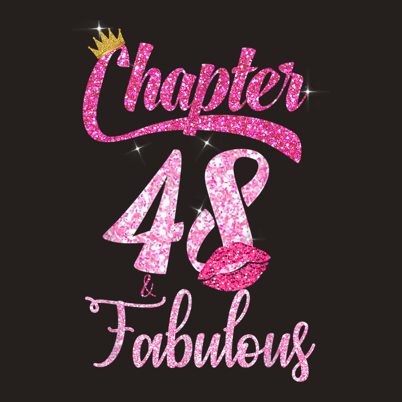 Womens 48th Birthday Lips  Chapter 48 And Fabulous Tank Top | Artistshot