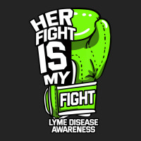 Her Fight Is My Fight Lyme Disease Awareness Eryth 3/4 Sleeve Shirt | Artistshot