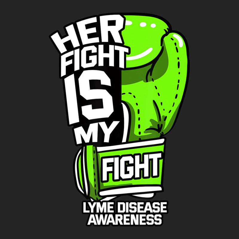 Her Fight Is My Fight Lyme Disease Awareness Eryth 3/4 Sleeve Shirt | Artistshot