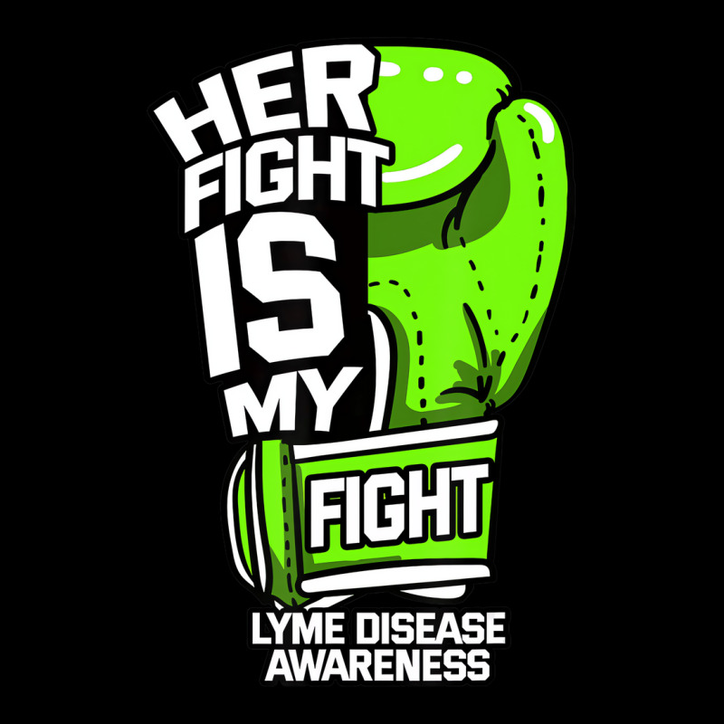 Her Fight Is My Fight Lyme Disease Awareness Eryth Lightweight Hoodie | Artistshot