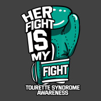 Her Fight Is My Fight Tourette Syndrome Teal Copro Vintage T-shirt | Artistshot