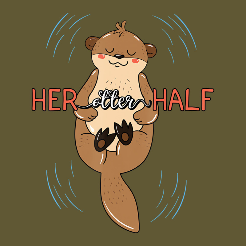 Her Otter Half Musteline Mammal Mustelid Couple An Vintage Short | Artistshot