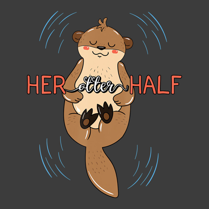 Her Otter Half Musteline Mammal Mustelid Couple An Men's Polo Shirt | Artistshot