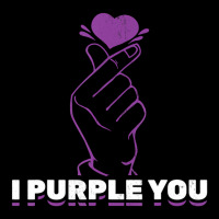 I Purple You Kdrama Korean Hand Symbol Kpop T Shir V-neck Tee | Artistshot