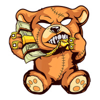 Money Calling Hip Hop Teddy Bear Gangster Rap Drip Baby Tee | Artistshot