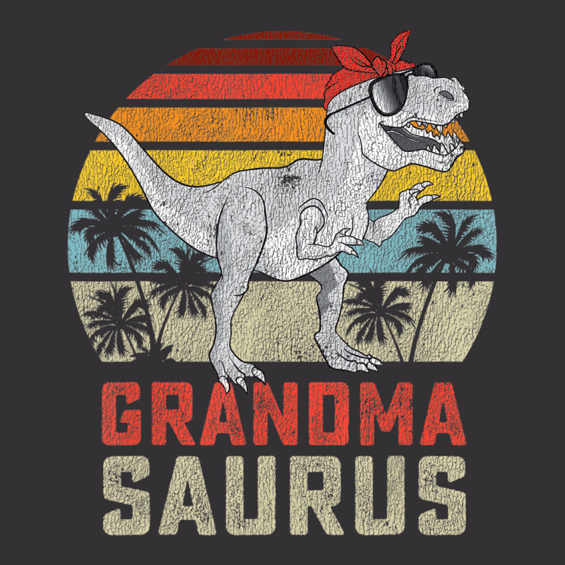 Grandmasaurus T Rex Dinosaur Grandma Saurus Family Vintage Hoodie And Short Set | Artistshot