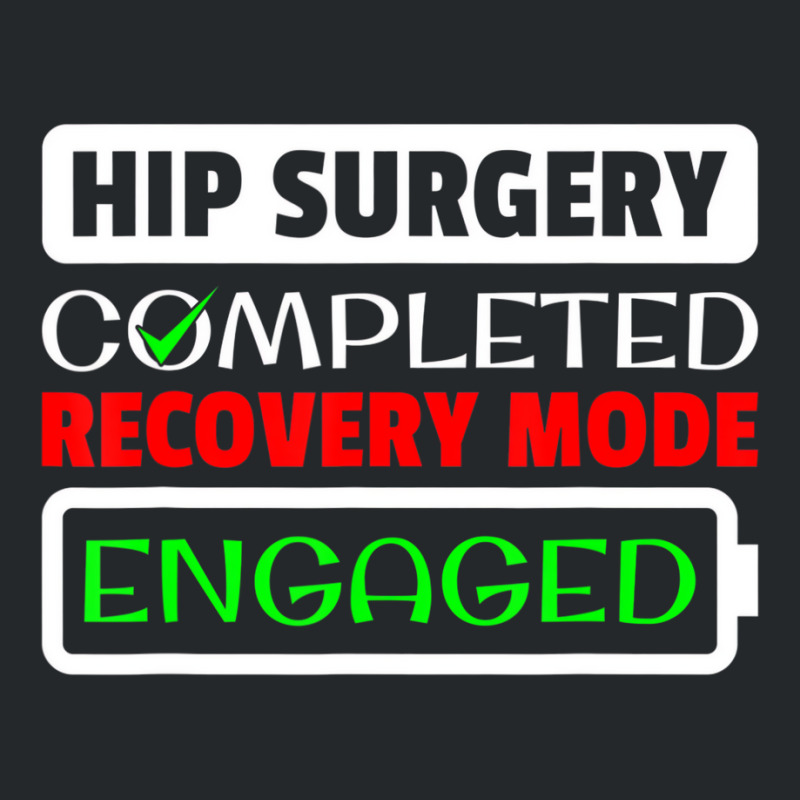 Hip Surgery Completed Recovery Mode Engaged Replac Crewneck Sweatshirt | Artistshot