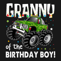 Granny Of The Birthday Boy Monster Truck Birthday Flannel Shirt | Artistshot