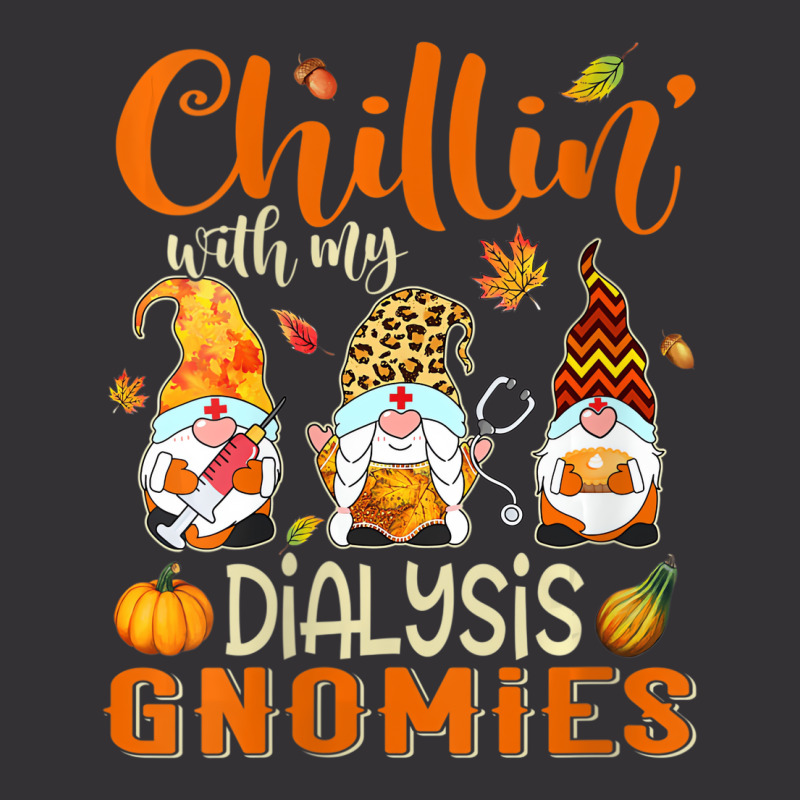 Womens Chillin With My Dialysis Gnomies Nurse Gnom Vintage Hoodie | Artistshot