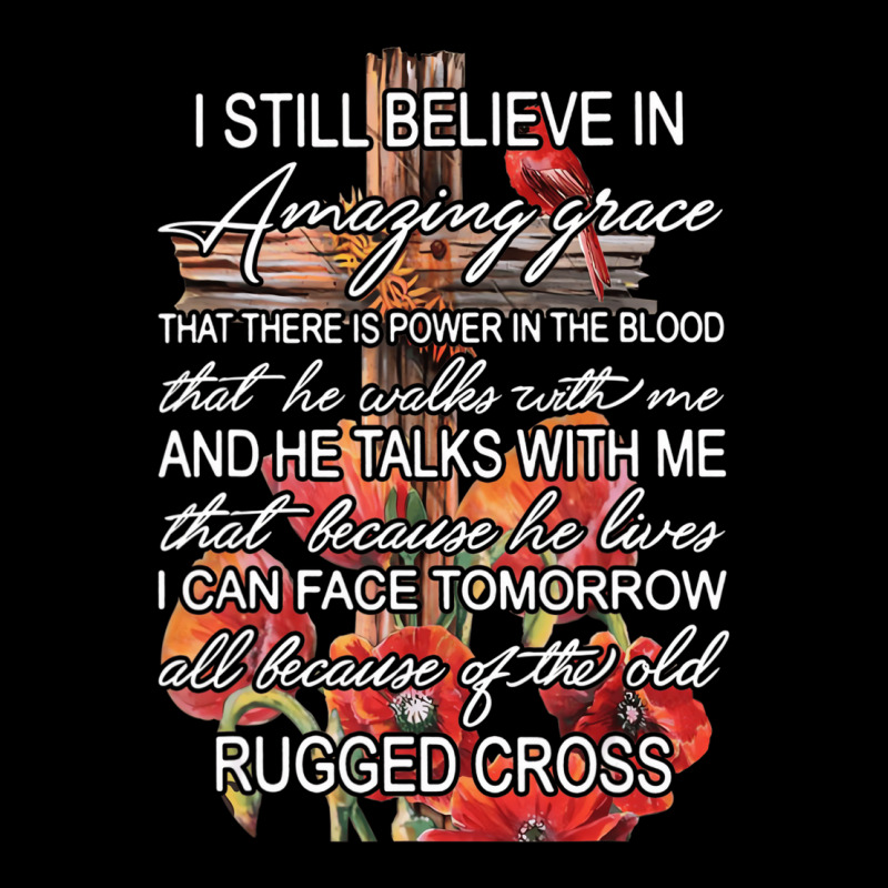 I Still Believe In Amazing Grace Rugged Cross Chri Zipper Hoodie | Artistshot