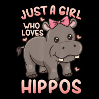 Hippo Hippopotamus Just A Girl Who Loves Hippos T Zipper Hoodie | Artistshot