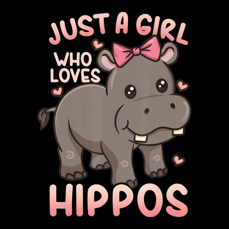 Hippo Hippopotamus Just A Girl Who Loves Hippos T Zipper Hoodie | Artistshot