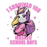 I Survived 100 Masked School Days Shirt, Kids Virt Men's Long Sleeve Pajama Set | Artistshot