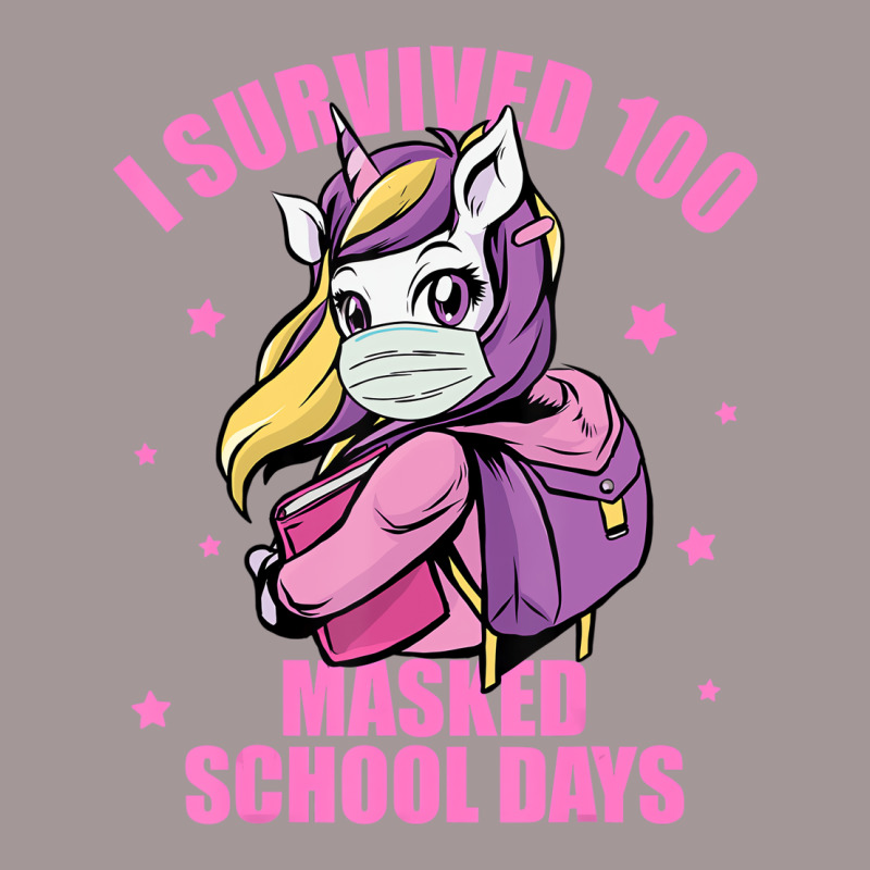 I Survived 100 Masked School Days Shirt, Kids Virt Vintage Short | Artistshot